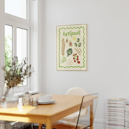 AFFICHE ANTIPASTIS – ILLUSTRATION CULINAIRE ITALIENNE studio dolci - Lili Margaret