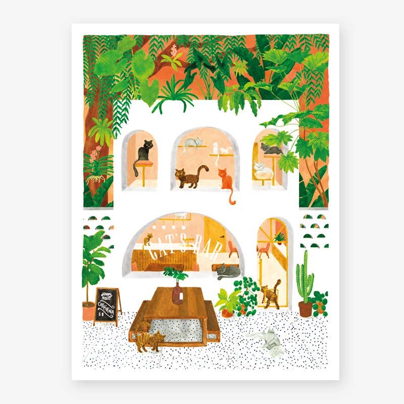 Affiche Bar du chat - all the ways to say