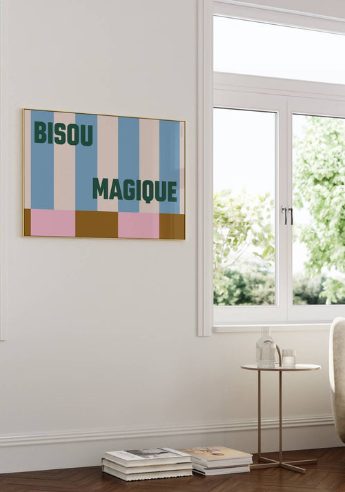 Affiche Bisou magique - Papier and Co.