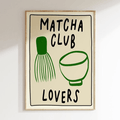 Affiche cuisine Matcha Club Lovers - Inoui