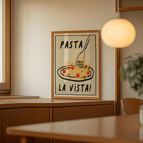 Affiche cuisine Pasta la Vista - Inoui