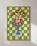 Affiche cuisine tendance glace – couleurs & déco gourmande