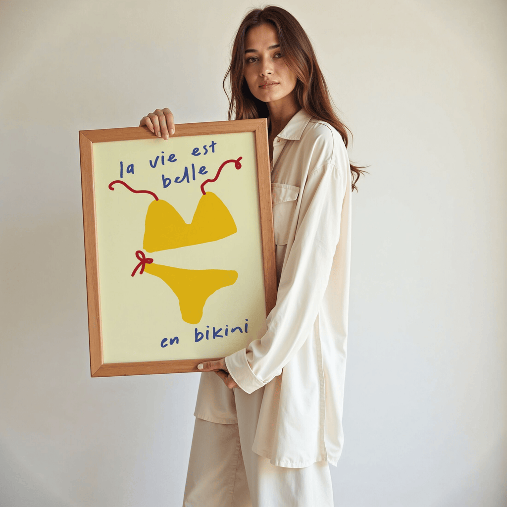 Affiche déco Bikini - Inoui