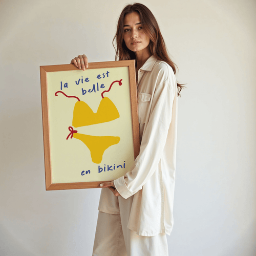 Affiche déco Bikini - Inoui