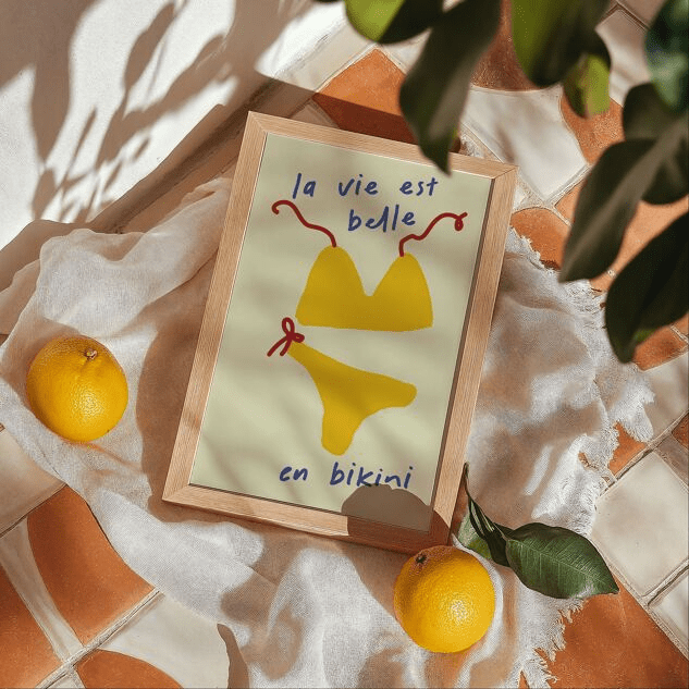 Affiche déco Bikini - Inoui