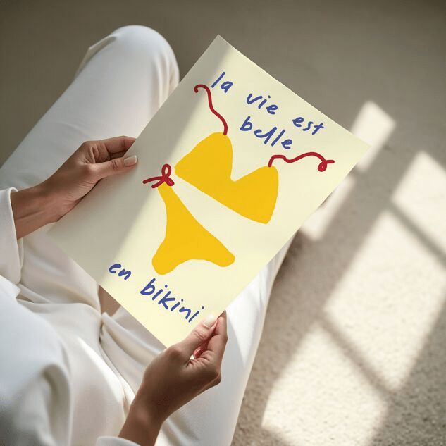 Affiche déco Bikini - Inoui