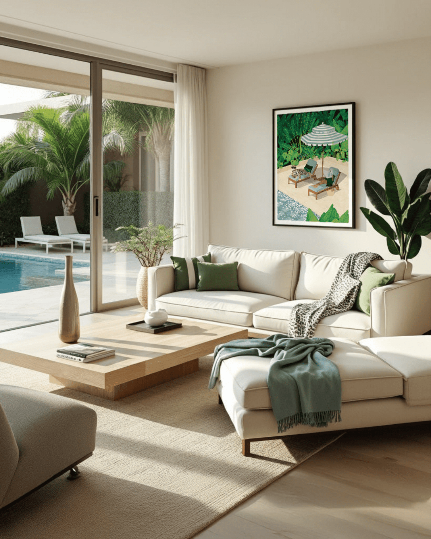 Affiche déco tendance - Summer pool all the ways to say - Lili Margaret