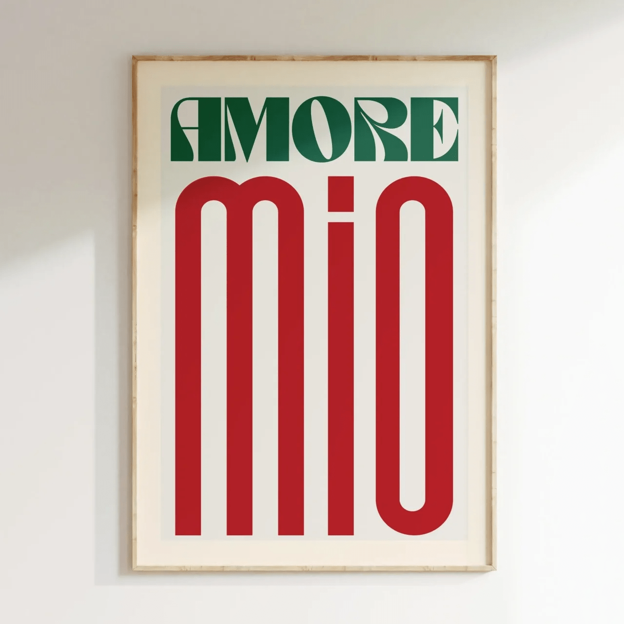 AFFICHE DÉCORATIVE AMORE MIO - Inouï - Lili Margaret