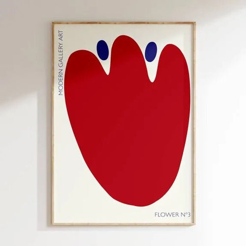 Affiche murale décorative salon flower n°3 - inouï