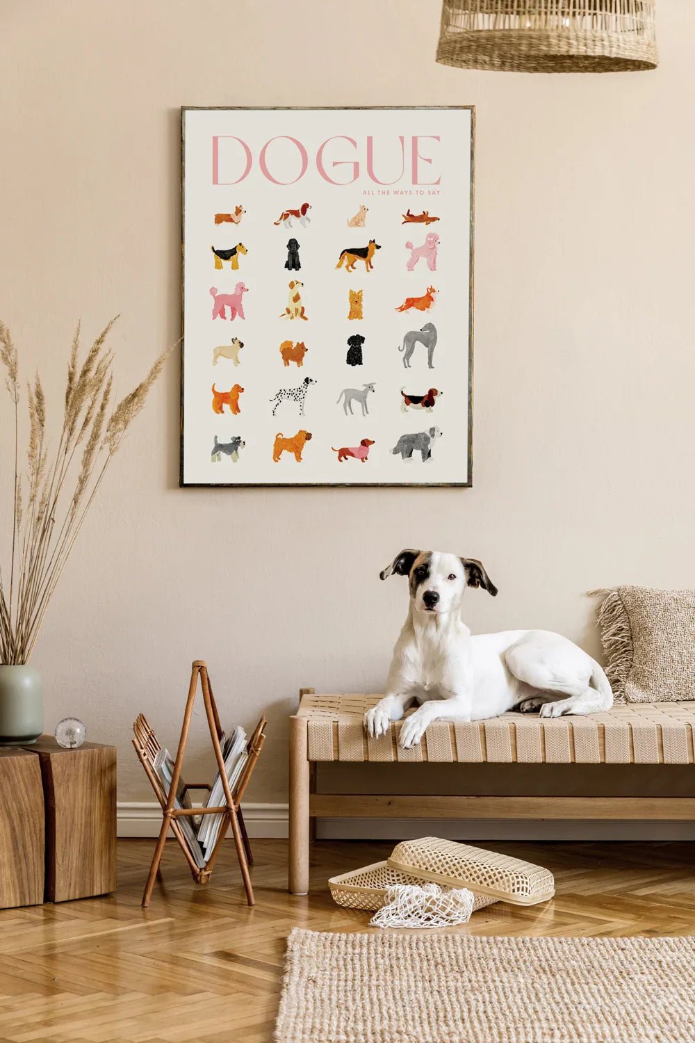 Affiche Dogue - all the ways to say - Lili Margaret