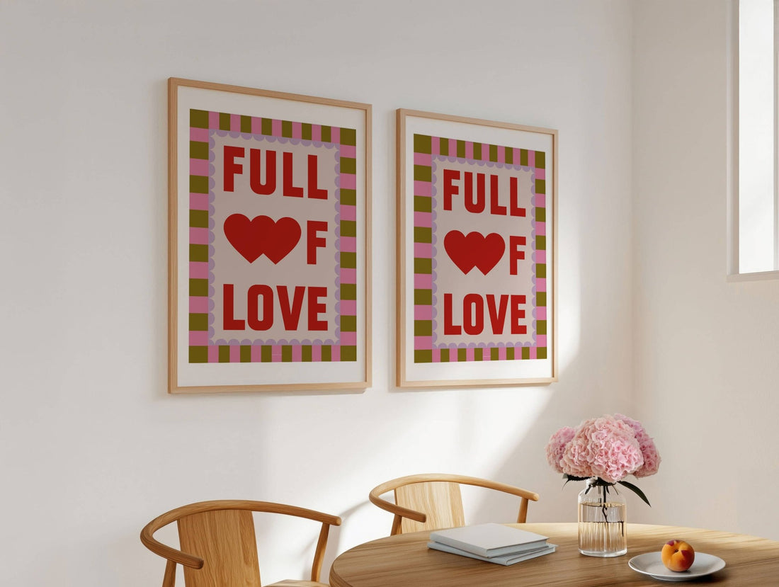 Affiche Full of Love - Papier and Co.