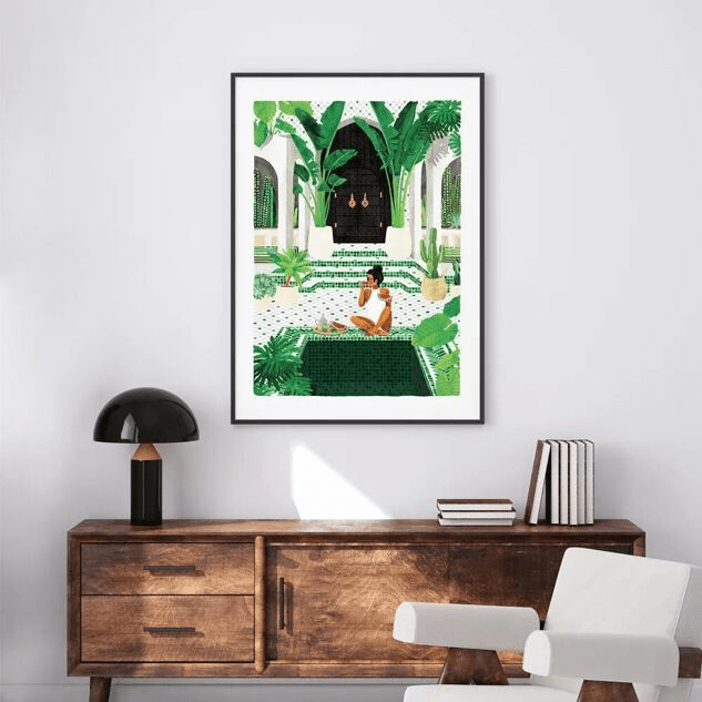 Affiche jardin et plantes Medina - all the ways to say - Lili Margaret