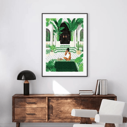 Affiche jardin et plantes Medina - all the ways to say - Lili Margaret
