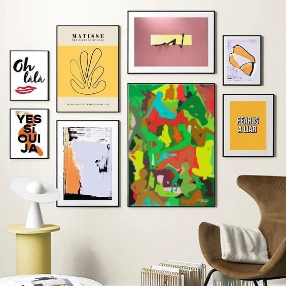 Affiche murale art contemporain camougirl green - les ombres de marie