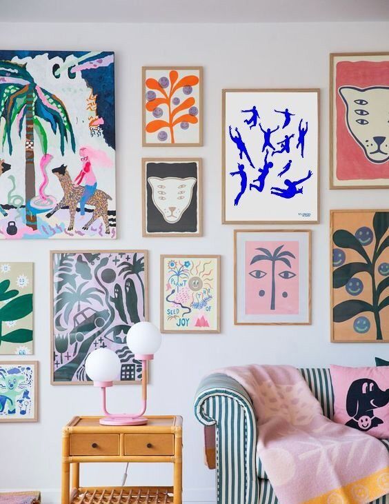 Affiche murale moderne et contemporaine leap into the viod - les ombres de marie