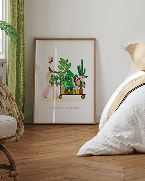 Affiche botanique plantes lady - all the ways to say