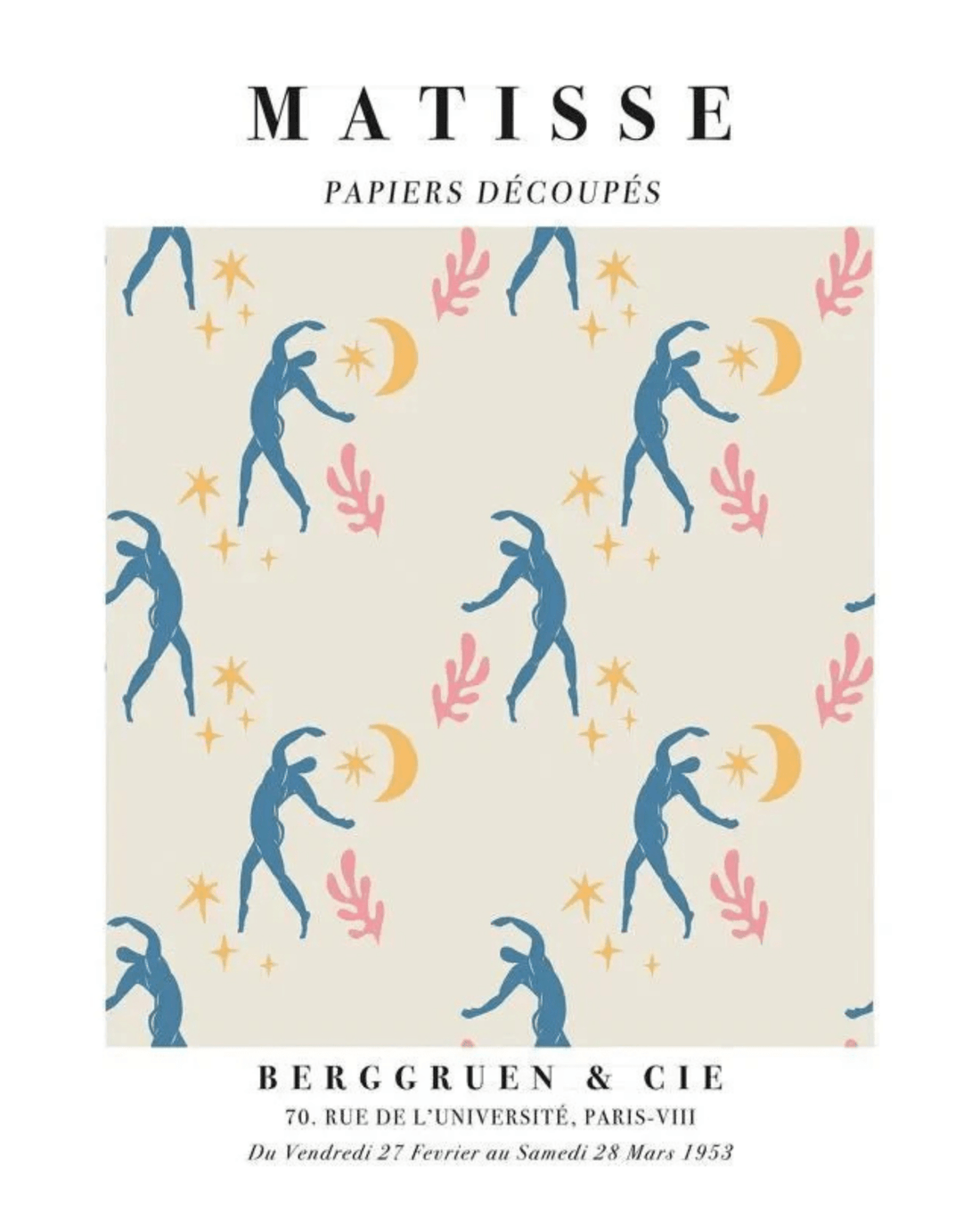 AFFICHE TABLEAU HENRI MATISSE - ART MODERNE &amp; COLORÉ | Esque - Lili Margaret