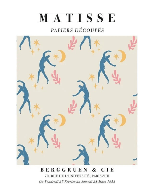 Affiche tableau henri matisse - art moderne & coloré | esque