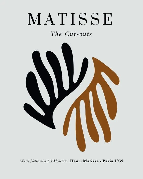 AFFICHE TABLEAU MATISSE DÉCOUPÉE - DÉCOUPAGES - Esque - Lili Margaret