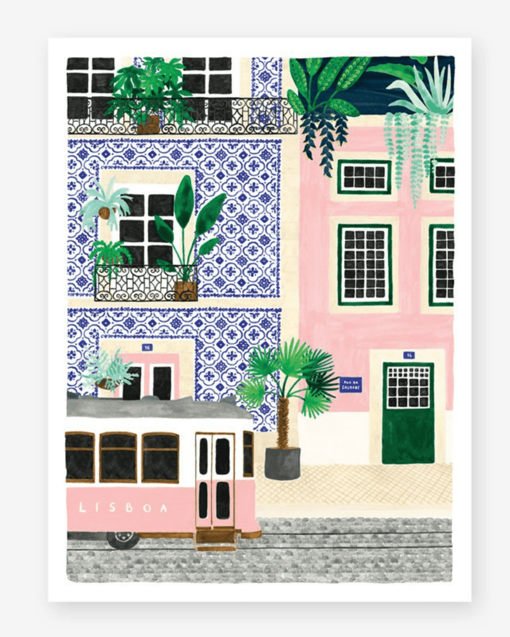 Affiche ville du monde lisbonne - all the ways to say