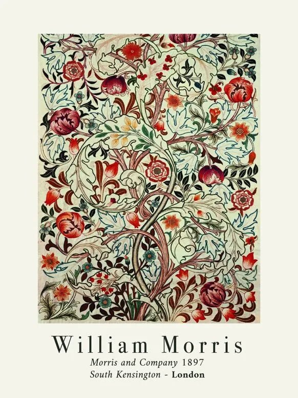 AFFICHE WILLIAM MORRIS AUTOMNE - Esque - Lili Margaret