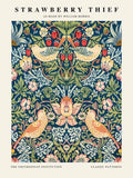 Affiche murale artistique william morris - voleur de fraises esque