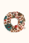 Grand chouchou fleuri Manju – Bolero Macadamia – Apaches Collections – vue 1