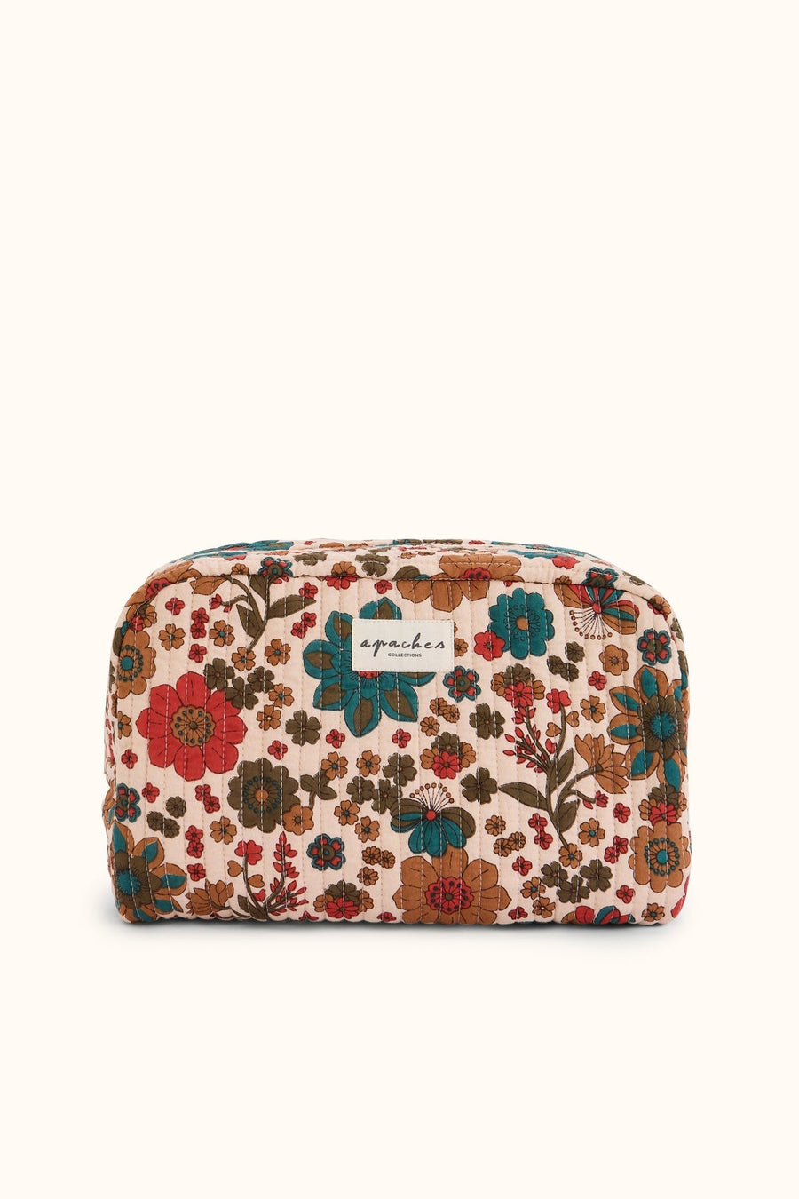 Grande trousse de toilette fleurie Gayane - Bolero Macadamia