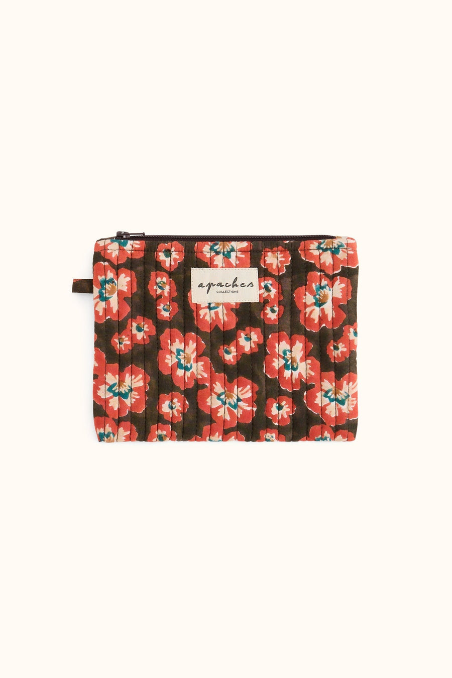 Petite pochette fleurie matelassée Mana - Carmen Chili
