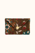 Pochette enveloppe fleurie Ravi – Bolero Fougère – Apaches Collections – vue 1