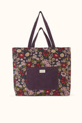 Sac cabas fleuri en coton Sona – September Taffeta – Apaches Collections – vue 1