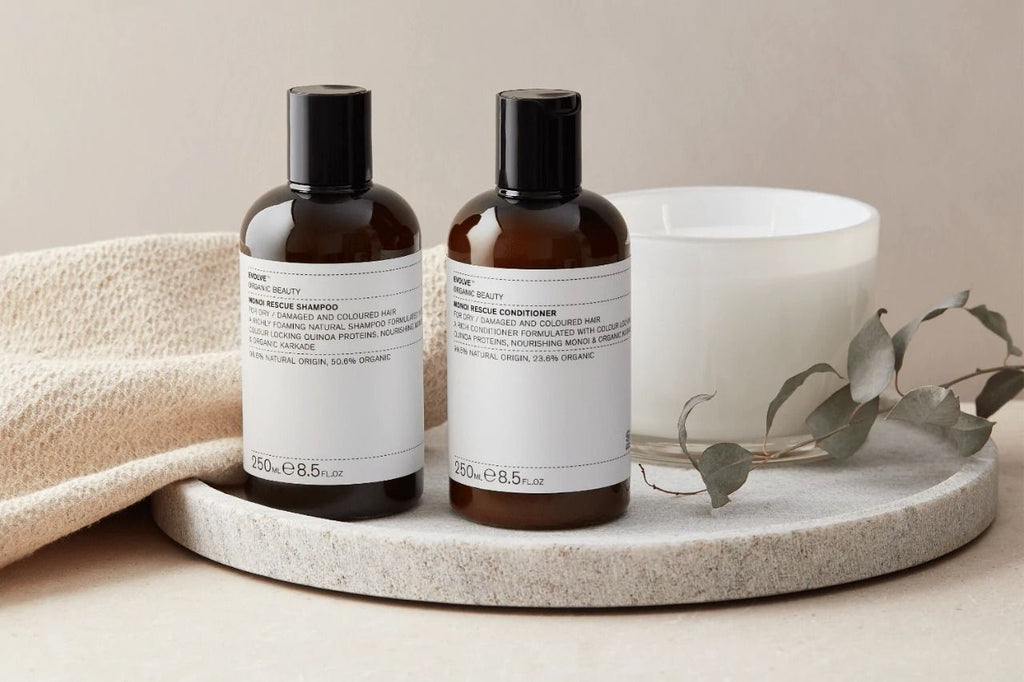 Après - shampoing monoï rescue - cheveux secs | evolve organic beauty