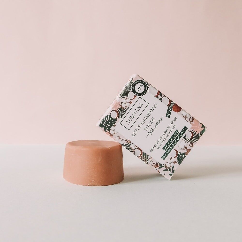Après - shampoing solide bio - nourrissant | aumyana