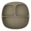 Assiette compartimentée silicone enfant - dusty sage | leo et lea
