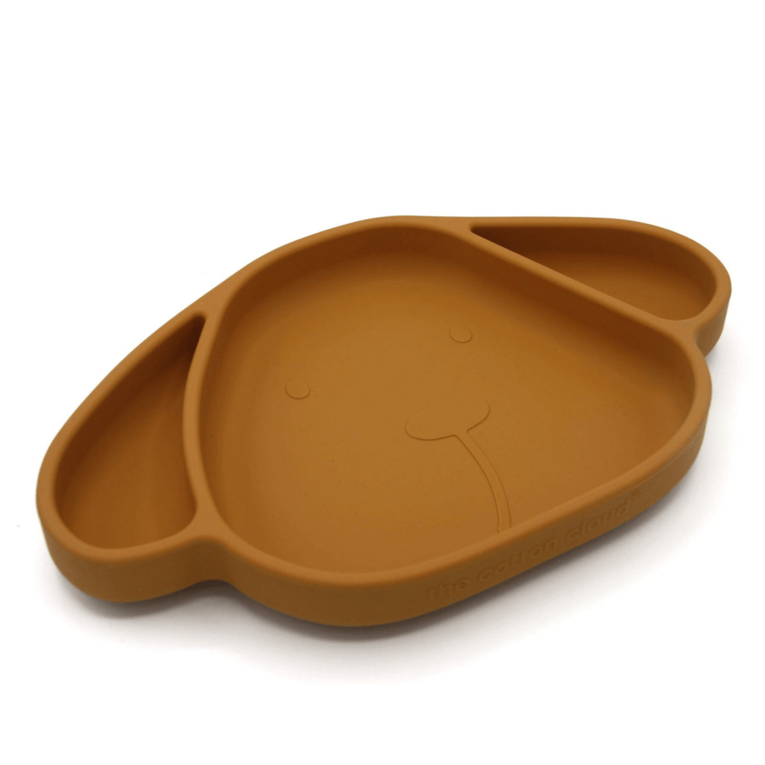 ASSIETTE VENTOUSE EN SILICONE BÉBÉ – MILO LE CHIEN JAUNE MIEL | The Cotton Cloud - Lili Margaret