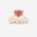 Pince à cheveux cœur Luv blush – Sasstie – vue 1