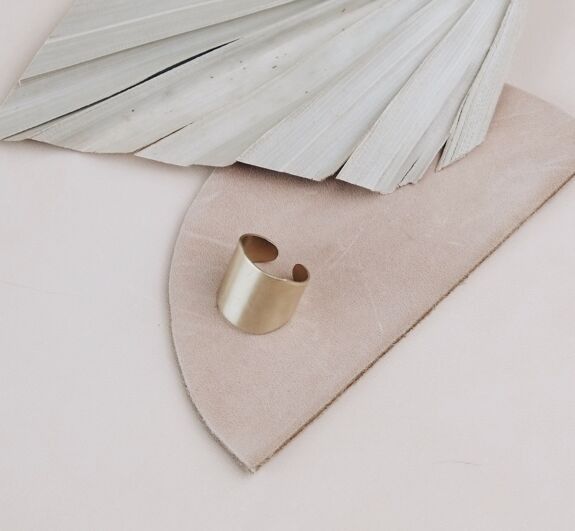 BAGUE LAITON "JULIA" - Brasscake - Lili Margaret