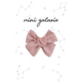 Barrette fille nœud à pois rose - mini galaxie
