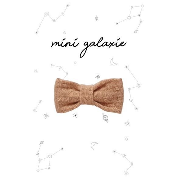 BARRETTE ENFANT FILLE NŒUD CAMEL - Mini Galaxie - Lili Margaret