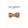 Barrette en tissu nœud camel - mini galaxie