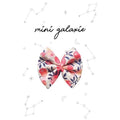 Barrette enfant nœud liberty rose - mini galaxie