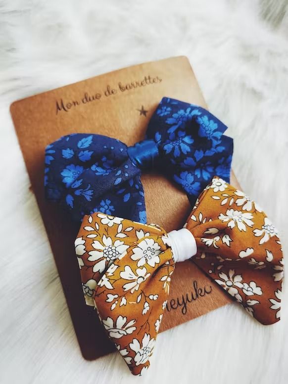 BARRETTES CHEVEUX FILLE liberty Capel - Meyuko - Lili Margaret