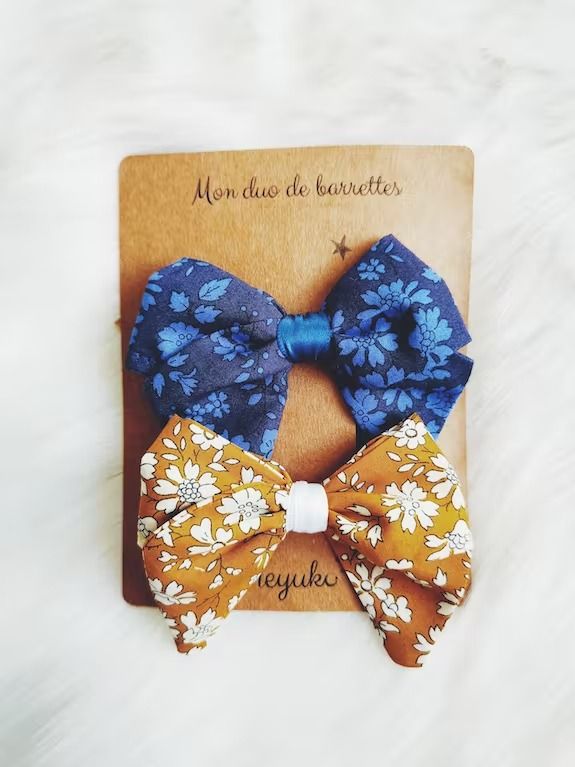 BARRETTES CHEVEUX FILLE liberty Capel - Meyuko - Lili Margaret