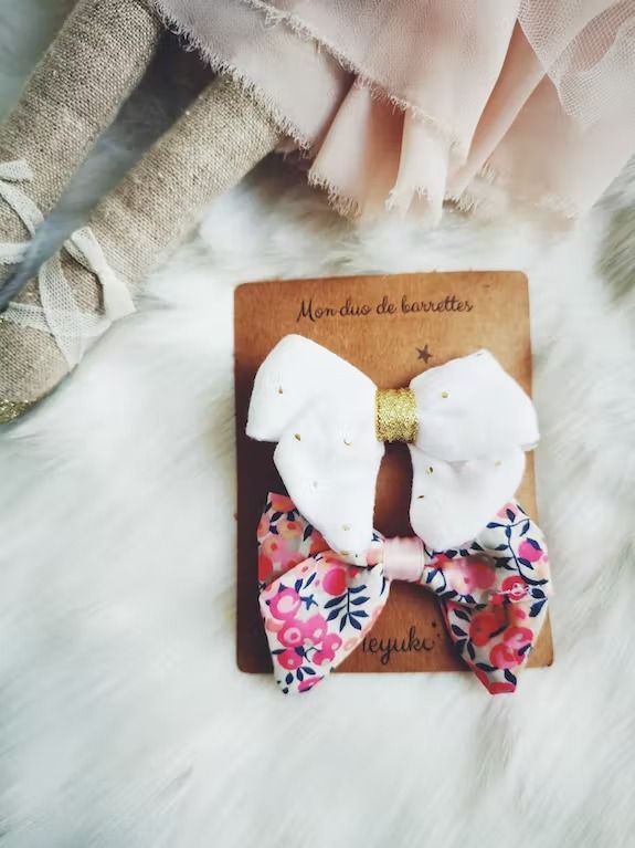 Barrettes cheveux fille liberty & or - meyuko