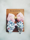 Barrettes cheveux fille romantique rose - meyuko