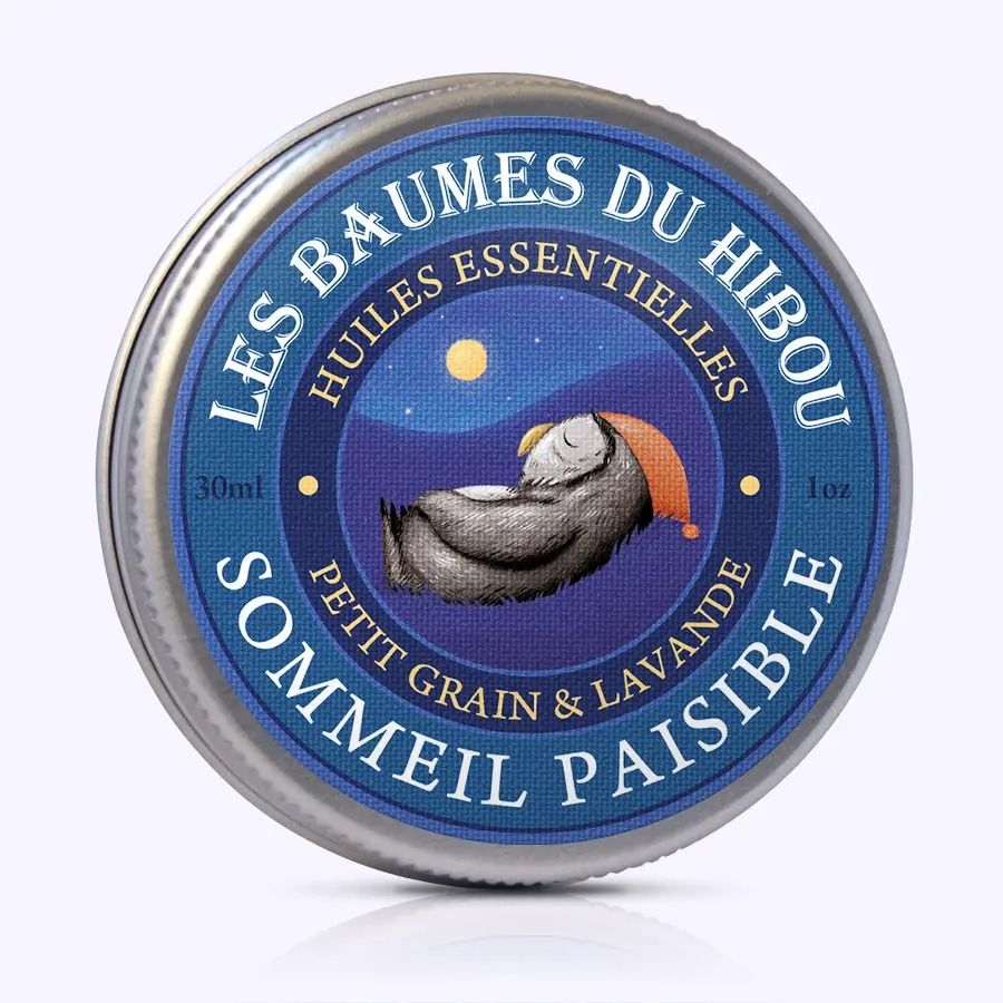 Baume corps aux huiles essentielles bio "sommeil paisible" - les baumes du hibou