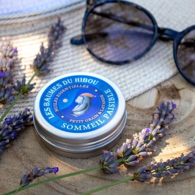 Baume corps aux huiles essentielles bio "sommeil paisible" - les baumes du hibou