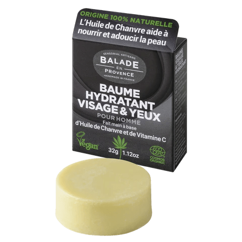 BAUME HYDRATANT SOLIDE VISAGE &amp; YEUX POUR HOMME - Balade en Provence - Lili Margaret