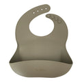 Bavoir bébé silicone dusty sage - leo et lea france