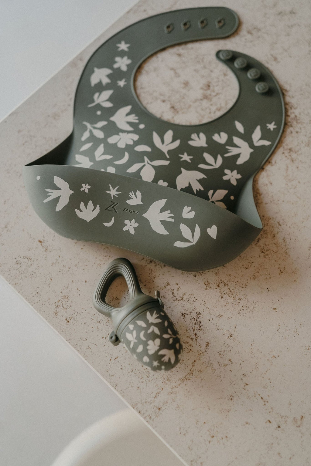 Bavoir en silicone Birdy - zakuw